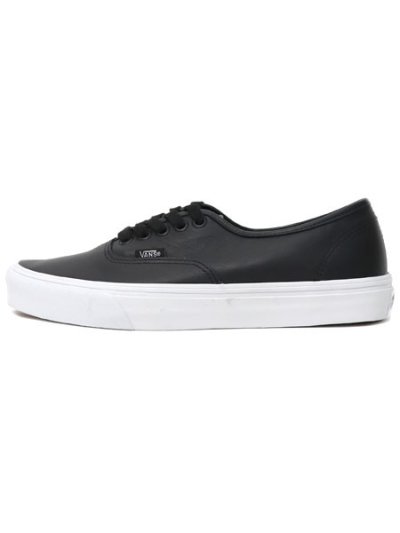 画像1: VANS AUTHENTIC LEATHER BLACK/TRUE WHITE