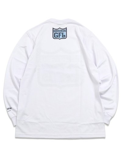 画像2: 【送料無料】WEST WEAR GFL LOGO L/S TEE WHITE/NAVY/SKY BLUE