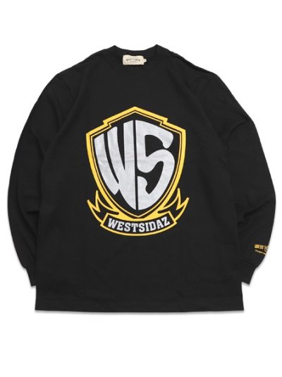 画像1: 【送料無料】WEST WEAR WS LOGO L/S TEE BLACK/SILVER/YELLOW