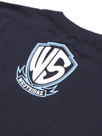 画像4: 【送料無料】WEST WEAR WS LOGO L/S TEE NAVY/SKY BLUE/WHITE