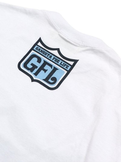画像4: 【送料無料】WEST WEAR GFL LOGO L/S TEE WHITE/NAVY/SKY BLUE