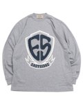 【送料無料】WEST WEAR ES LOGO L/S TEE GRAY/NAVY/WHITE