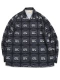 【送料無料】WEST WEAR GFL LOGO L/S SHIRTS BLACK/GRAY