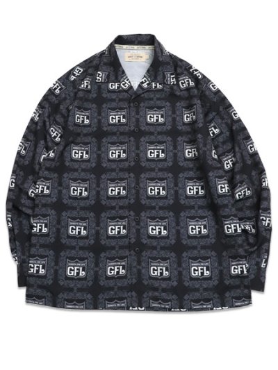 画像1: 【送料無料】WEST WEAR GFL LOGO L/S SHIRTS BLACK/GRAY