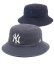 画像1: NEW ERA BUCKET01 REVERSIBLE YANKEES NAVY/DARK GRAPHITE (1)