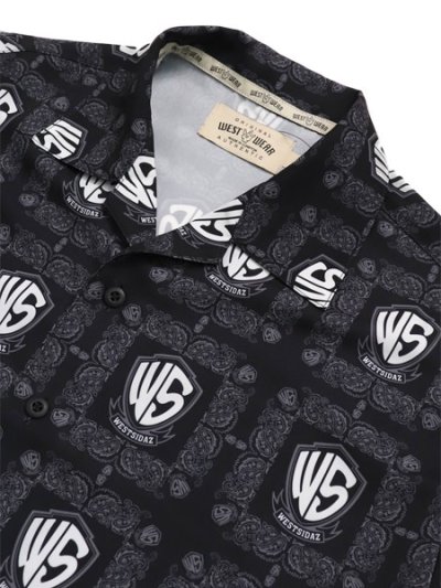 画像3: 【送料無料】WEST WEAR WS LOGO L/S SHIRTS BLACK/GRAY