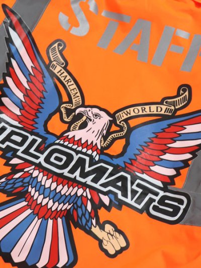 画像4: 【送料無料】JOMO GLOBAL THE DIPLOMATS HIGH-VISIBILITY JACKET ORANGE
