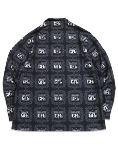 画像2: 【送料無料】WEST WEAR GFL LOGO L/S SHIRTS BLACK/GRAY
