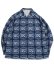 画像1: 【送料無料】WEST WEAR GFL LOGO L/S SHIRTS NAVY/SKY BLUE (1)