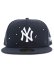 画像2: NEW ERA 59FIFTY NIGHT OUT RHINESTONE YANKEES NAVY (2)