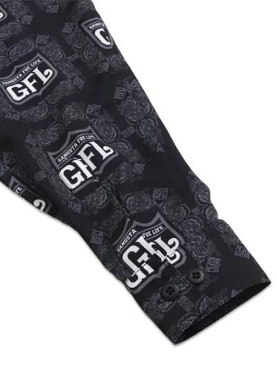 画像5: 【送料無料】WEST WEAR GFL LOGO L/S SHIRTS BLACK/GRAY