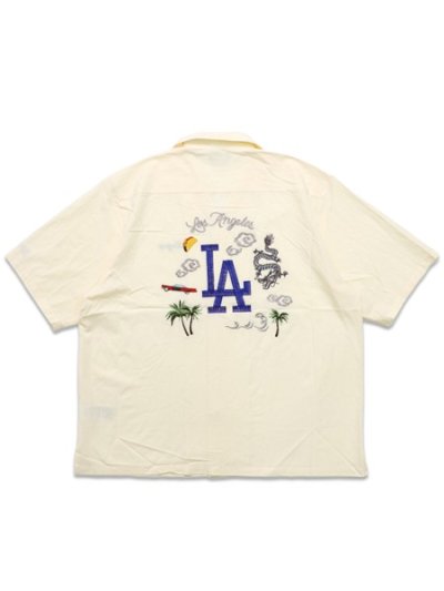画像1: NEW ERA SOUVENIR S/S SHIRT DODGERS OFF WHITE