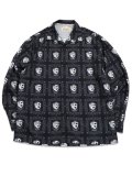 【送料無料】WEST WEAR WS LOGO L/S SHIRTS BLACK/GRAY