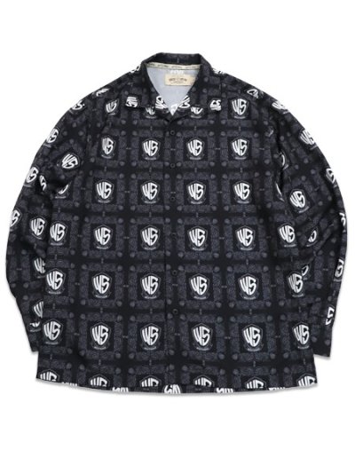 画像1: 【送料無料】WEST WEAR WS LOGO L/S SHIRTS BLACK/GRAY