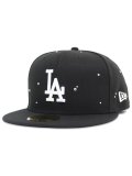 NEW ERA 59FIFTY NIGHT OUT RHINESTONE DODGERS BLACK