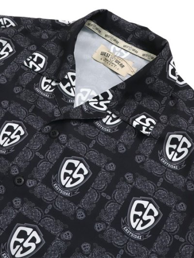 画像3: 【送料無料】WEST WEAR ES LOGO L/S SHIRTS BLACK/GRAY