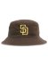 画像3: NEW ERA BUCKET01 REVERSIBLE PADRES ASH BROWN/WALNUT (3)