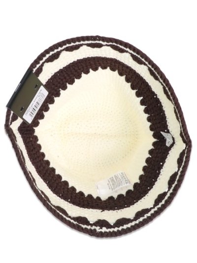 画像3: NEW ERA CROCHET KNIT BORDER CHROME/BROWN