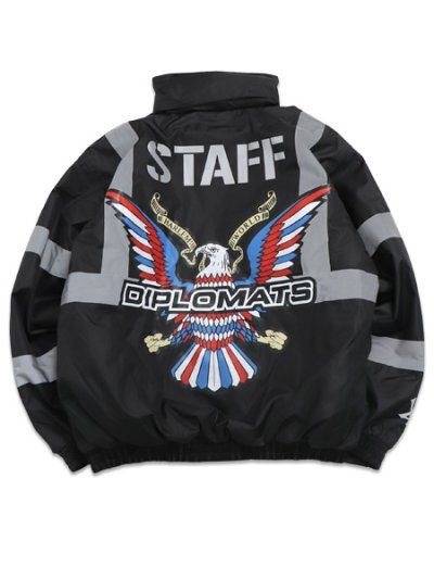 画像1: 【送料無料】JOMO GLOBAL THE DIPLOMATS HIGH-VISIBILITY JACKET BLACK