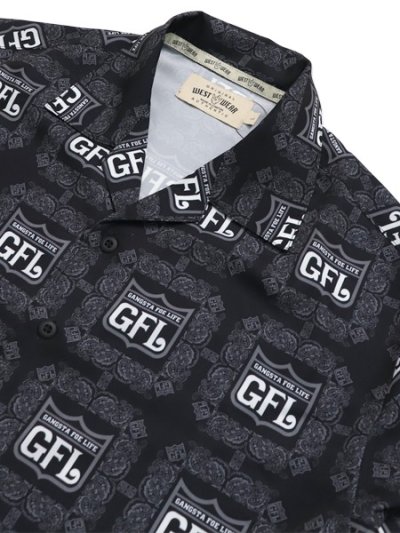画像3: 【送料無料】WEST WEAR GFL LOGO L/S SHIRTS BLACK/GRAY