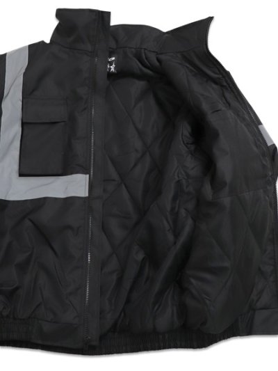 画像6: 【送料無料】JOMO GLOBAL THE DIPLOMATS HIGH-VISIBILITY JACKET BLACK
