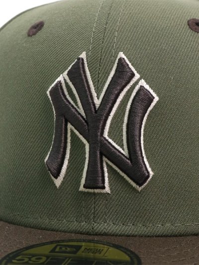 画像7: NEW ERA 59FIFTY CAMOUFLAGE COLOR NYY NEW OLIVE/WALNUT