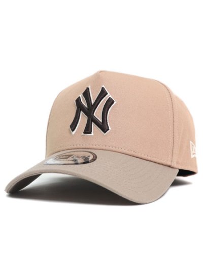 画像1: NEW ERA 9FORTY A-FRAME MOCHA MOUSSE NYY TIMELESS TAUPE/ASH BR