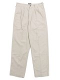 【送料無料】SCHOTT LINEN TROUSERS BLACK