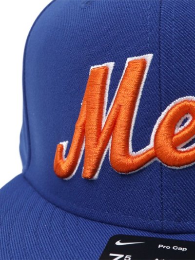 画像6: NIKE DRI-FIT TRUE STRUCTURED ROUND BILL FITTED CAP METS RUSH BLUE