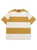 【送料無料】SCHOTT WIDE BORDER TEE MUSTARD