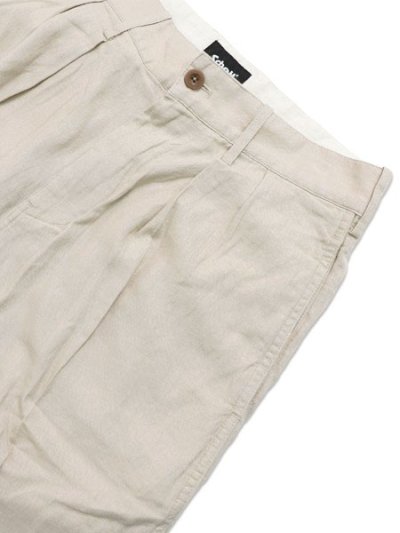 画像3: 【送料無料】SCHOTT LINEN TROUSERS BLACK