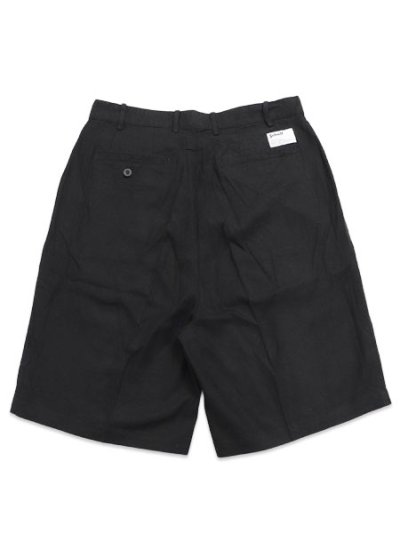 画像2: 【送料無料】SCHOTT LINEN SHORTS BLACK