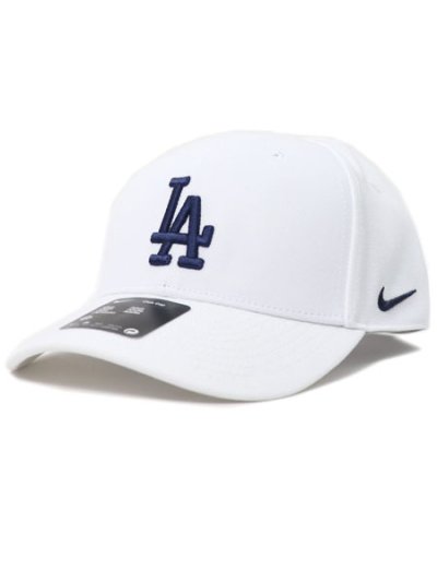 画像1: NIKE DRI-FIT CLUB STRUCTURED CAP DODGERS WHITE