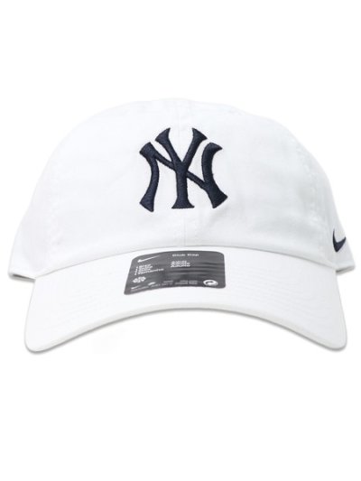 画像2: NIKE CLUB UNSTRUCTURED ORGANIC COTTON CAP YANKEES WHITE