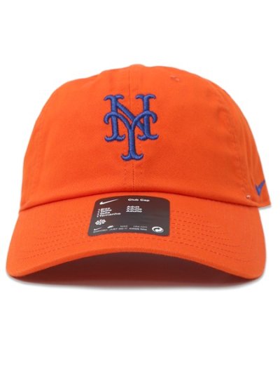 画像2: NIKE CLUB UNSTRUCTURED ORGANIC COTTON CAP METS TEAM ORANGE