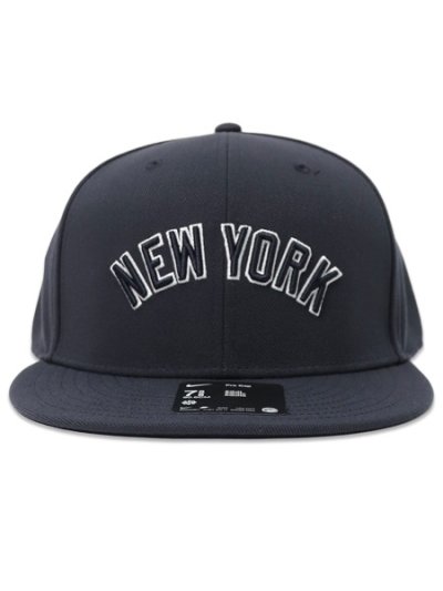 画像2: NIKE DRI-FIT TRUE STRUCTURED ROUND BILL FITTED CAP NYY PITCH BLUE