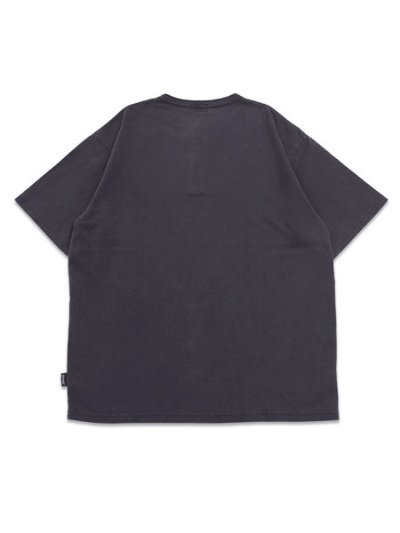 画像2: SCHOTT PIGMENT O/D SS HENLEY NECK TEE BLACK