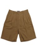 【送料無料】SCHOTT LINEN SHORTS KHAKI