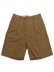 画像1: 【送料無料】SCHOTT LINEN SHORTS KHAKI (1)