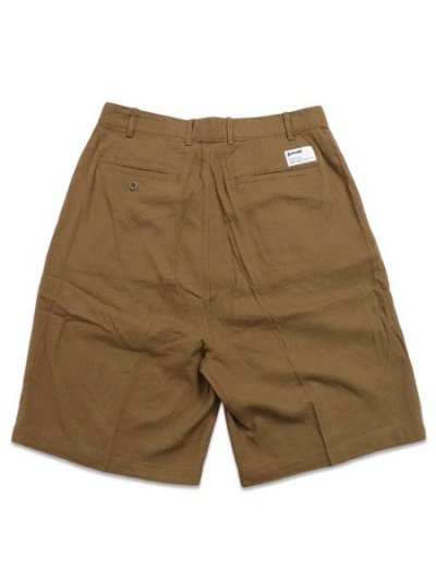 画像2: 【送料無料】SCHOTT LINEN SHORTS KHAKI