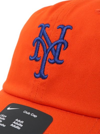 画像6: NIKE CLUB UNSTRUCTURED ORGANIC COTTON CAP METS TEAM ORANGE