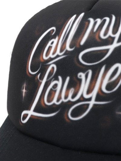 画像6: MARKET CALL MY LAWYER AIRBRUSH TRUCKER HAT JET BLACK
