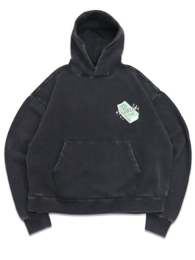 画像2: 【送料無料】MARKET CALL MY PLUG HOODIE WASHED BLACK