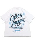 MARKET AIRBRUSH CALL MY LAWYER TEE WHITE