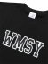 画像3: WHIMSY SOCKS COLLEGE TEE BLACK (3)