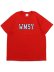 画像1: WHIMSY SOCKS COLLEGE TEE RED (1)