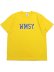 画像1: WHIMSY SOCKS COLLEGE TEE YELLOW (1)