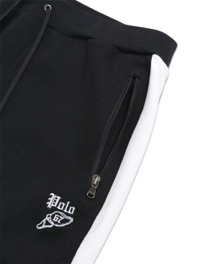 画像3: 【送料無料】POLO RALPH LAUREN WING FOOT DOUBLE-KNIT JOGGER PANT POLO BLACK