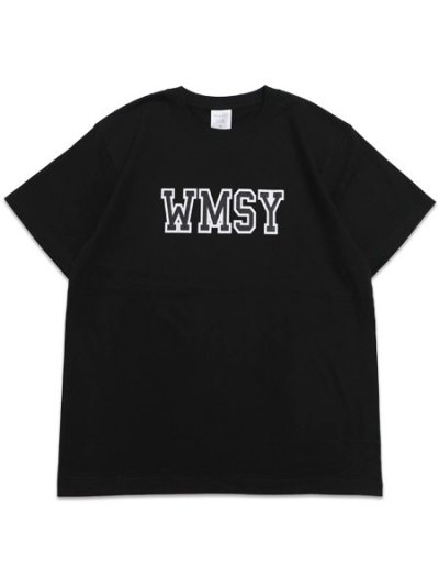 画像1: WHIMSY SOCKS COLLEGE TEE BLACK
