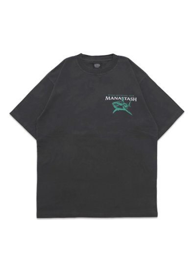 画像2: MANASTASH PUMICE TEE SHARK BLACK